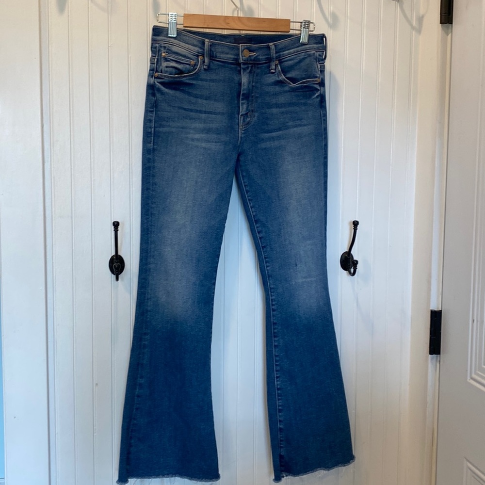 Mother Jeans, The Weekender Fray, Size 29, Hop On Hop Off wash